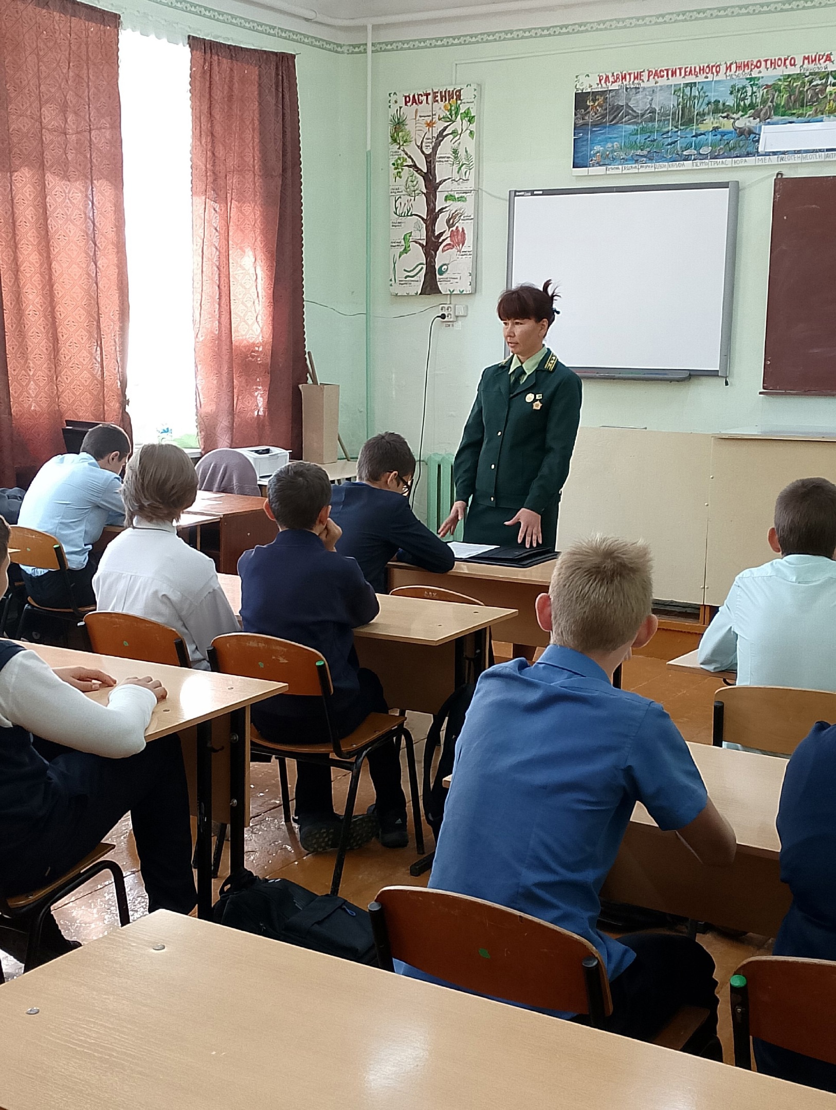 Класс школьного лесничества.